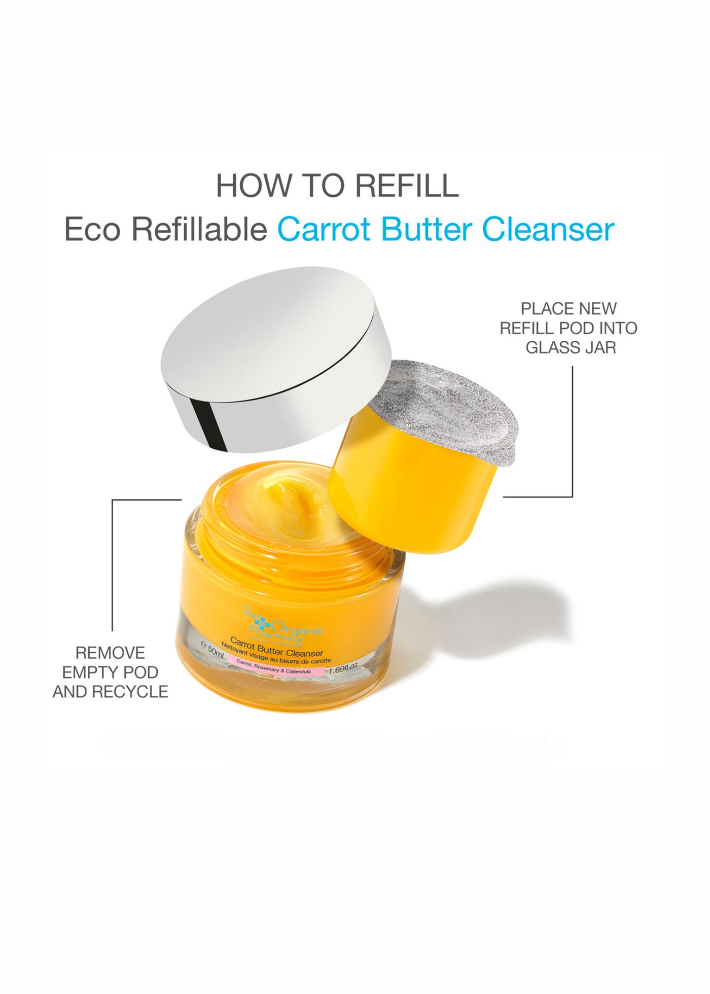 Carrot Butter Cleanser - Eco Refillable